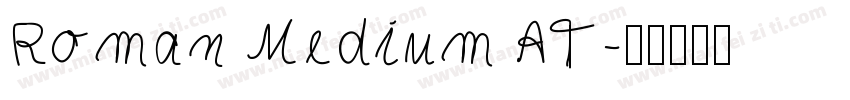 Roman Medium AT字体转换